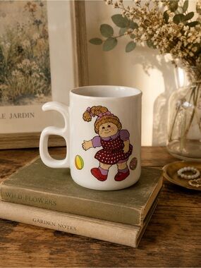 Vintage Cabbage Patch Kids Mug – 1980s OAA Inc, Collectible Ceramic Cup, Retro